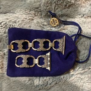 Double T Link Crystal Apple Band